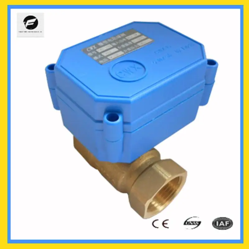 CWX-15 DN20 2-способ DC12v моторизованный латунный шаровой клапан CR05 провода с отзывы сигнала мини электрический водяной клапан управления 3/4 дюйма