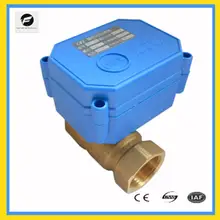 CWX-15 DN20 2-способ DC12v моторизованный латунный шаровой клапан CR05 провода с отзывы сигнала мини электрический водяной клапан управления 3/4 дюйма