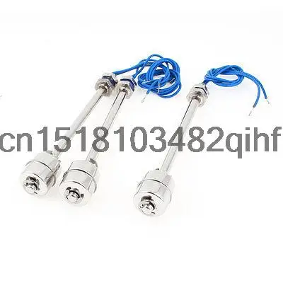 

3 x ZS15010 6" Long Liquid Water Level Sensor Stainless Steel Floating Switch