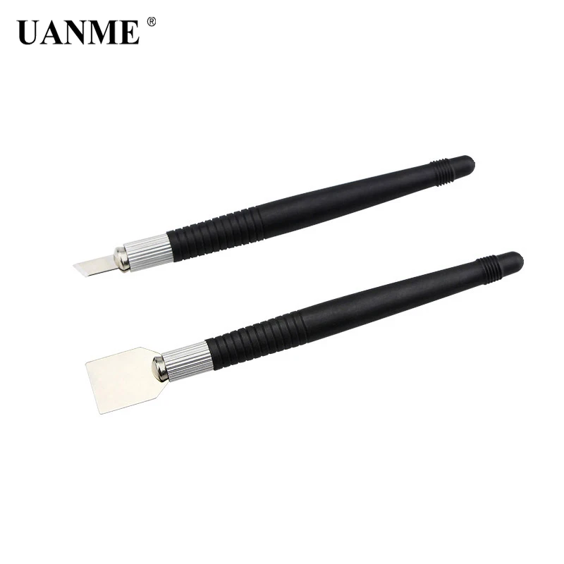 

Free shipping 2pcs Tin Scraping Mixing Knife Set for PCB BGA Repair Cleaning ToolPaste Spudger Pry Open Repair Scraper