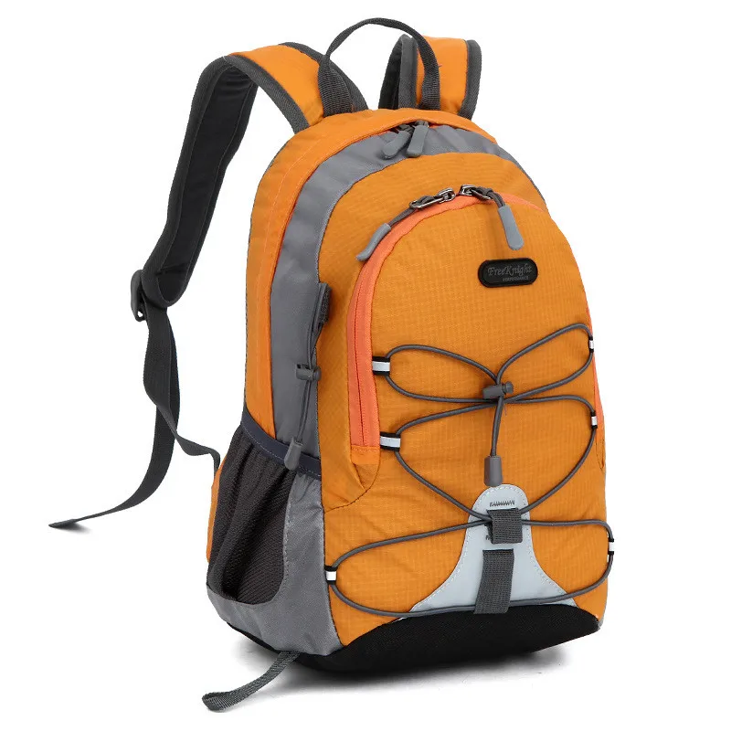 Горячая уличная сумка 25л непромокаемые школьные сумки для взрослых детей Открытый спортивный походный рюкзак альпинизм путешествия бег рюкзак детский походный рюкзак - Цвет: Light Yellow