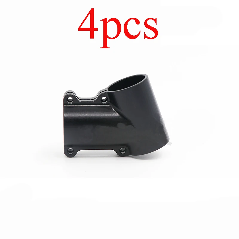 

4PCS Aluminum Alloy D20mm to 20mm Tripod Tee Tilt 20 Degree Three-way Tee Joint Carbon Tube Fixed Connector Adapter fr Plant UAV