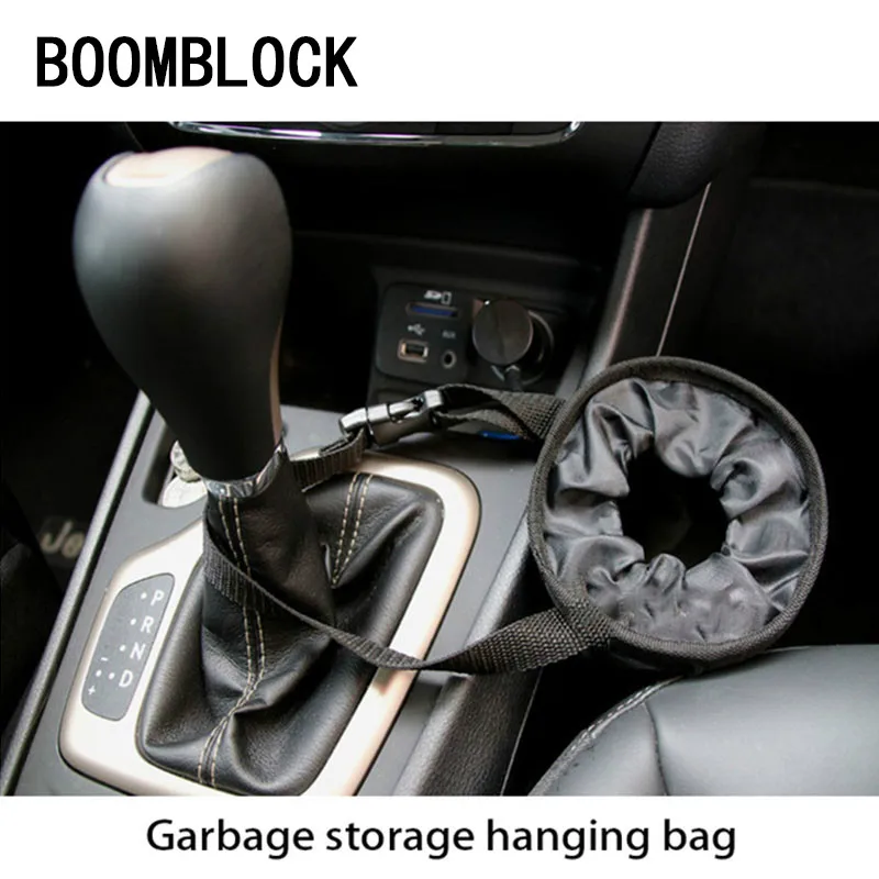 

Car portable garbage storage hanging bag for Toyota c-hr Kia sportage Peugeot 3008 Honda civic Hyundai tucson 2017 Accessories