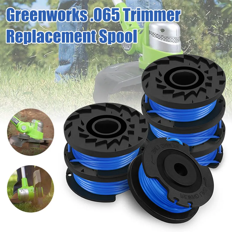 Single Line String Trimmer Replacement Spool for Greenworks 0.065 Inch