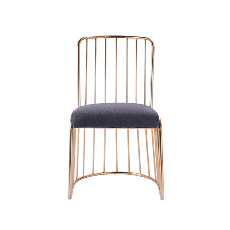 Луи модные стулья скандинавские современные золотые железные досуг кафе бар