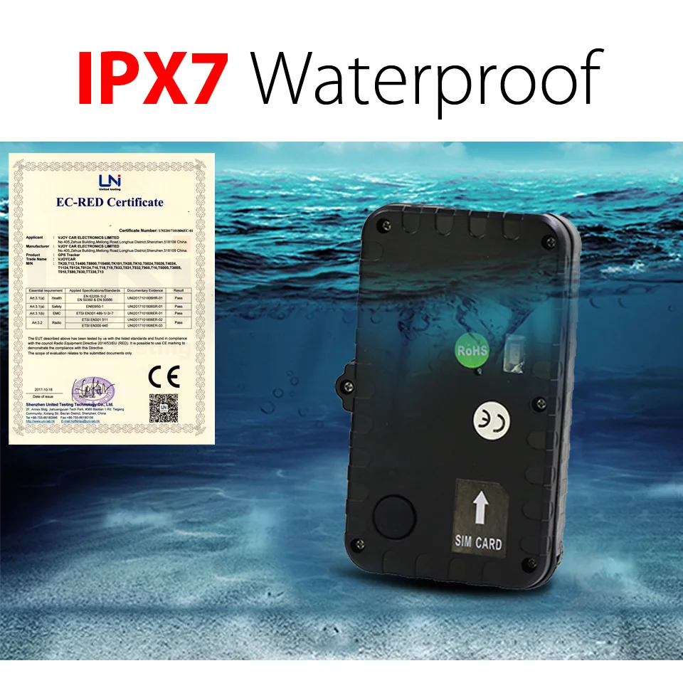 New Crawler Waterproof GPRS GSM GPS Tracker 450days Long Battery Once Full Charged Power Magnet FREE Tracking Software System