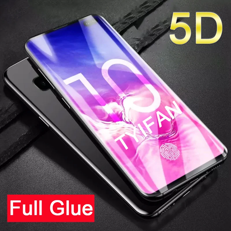 Закаленное 5d-стекло с полной проклейкой для Samsung s10 e s10e s 10 plus Защитное стекло