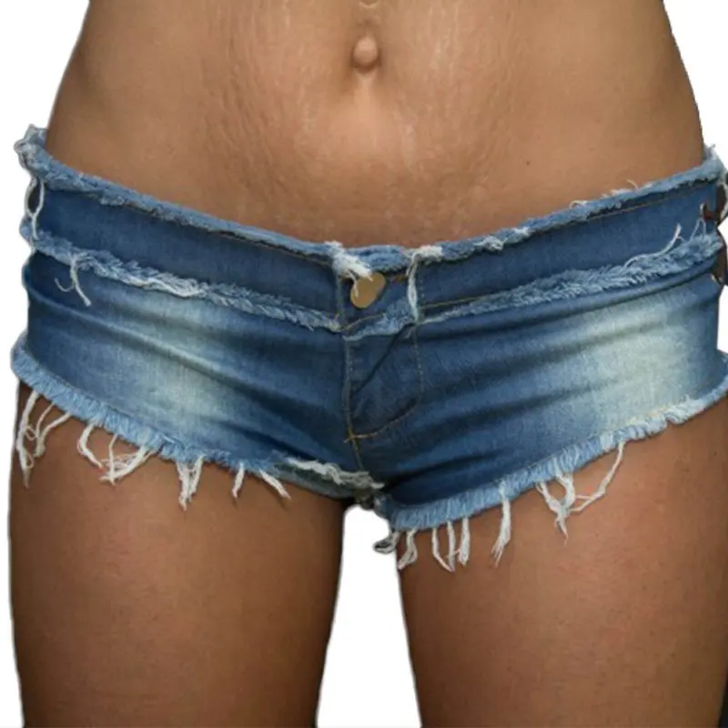Женские сексуальные джинсы джинсовые шорты 2016 летние модные хлопковые со шнуровкой сексуальные супер рваные пуговицы короткие брюки