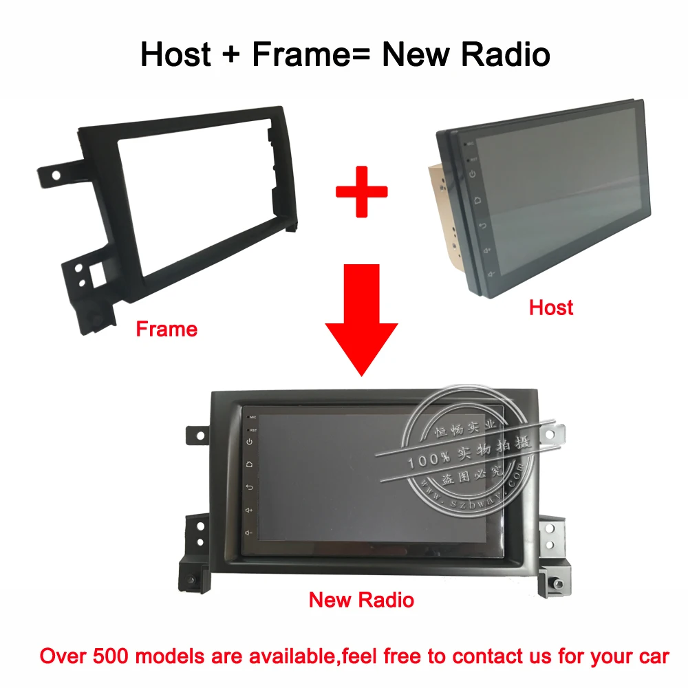 Clearance HANGXIAN 7" 2 din android 7.0 car multimedia gps navi for SUZUKI Grand Vitara Nomade 2005-2011 car dvd player car accessory 10
