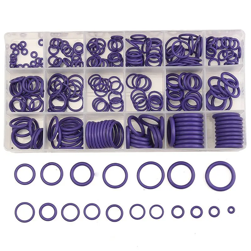 VicTsing 270Pcs Car Air Conditioning AC System Rubber O-Ring Assortment Air Gas Oil Proof Plumbing Kit Car Vehicle Repair Tools (2)