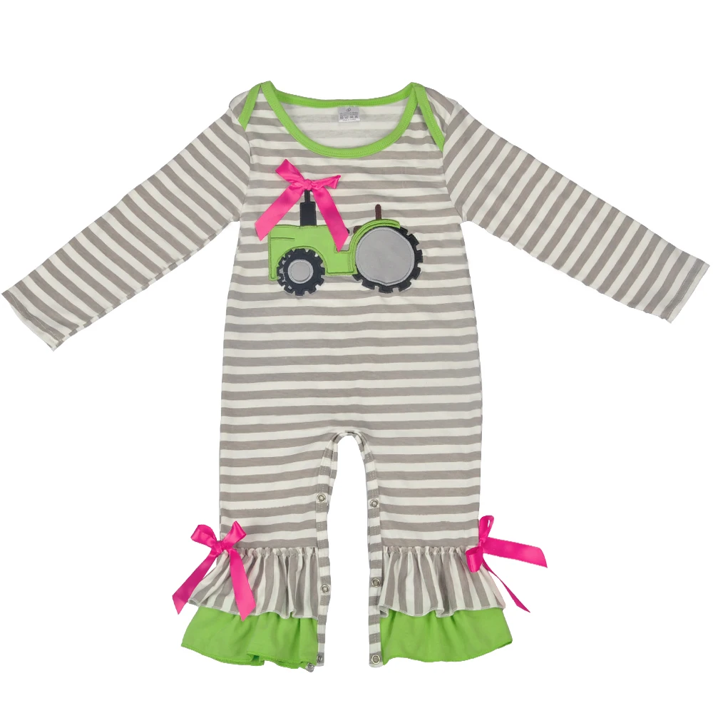 Hot Sale New Design Fall Infant Bodysuit Baby Long Sleeve Cotton