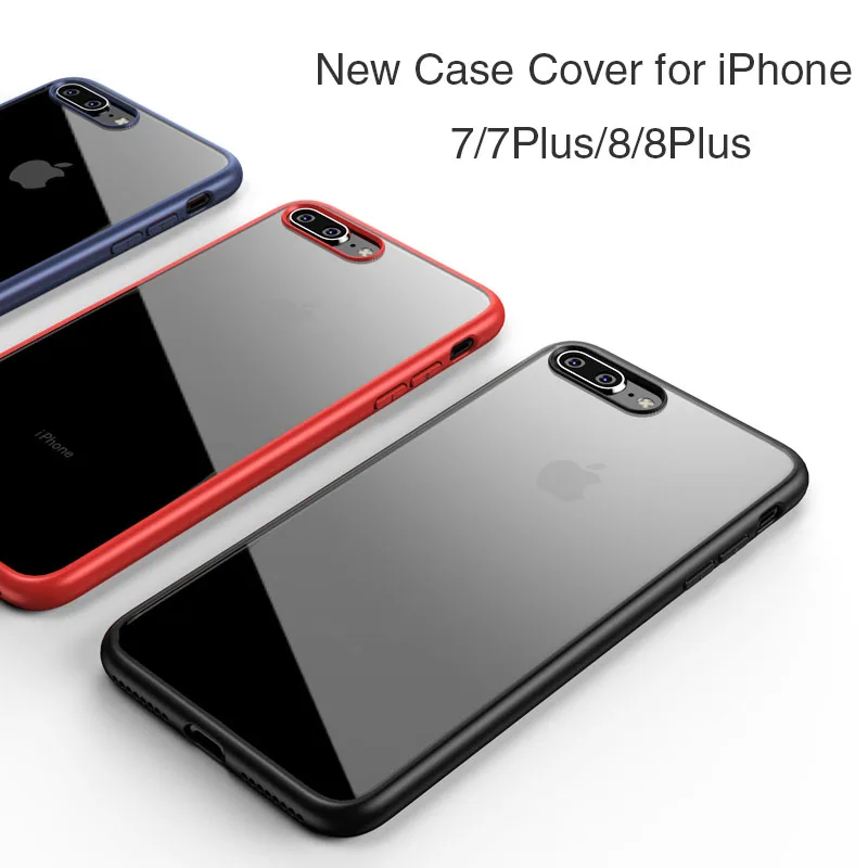 Transparent Back Panel TPU Bumper Camera Protection Shockproof Cover Skin for iPhone Xr Xs Max 7 Plus 8 X Case Accessories |