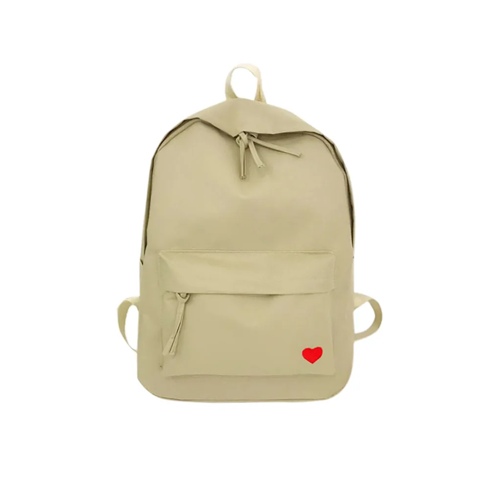 Водонепроницаемый женский рюкзак в японском стиле, однотонные рюкзаки Mochila Feminina Mujer, дорожная сумка для девочек-подростков, школьный ранец 7,2 - Color: C