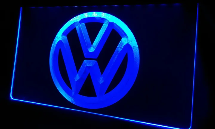 

LS330-b Volkswagen-LED VW Car Logo Services Neon Light Sign Decor Free Shipping Dropshipping Wholesale 8 colors to choose