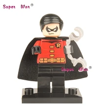 50 шт в наборе, супергерой Робин строительные блоки действие блоки, друзья», для девочки и мальчика, дом с рисунками из игр для детей игрушки