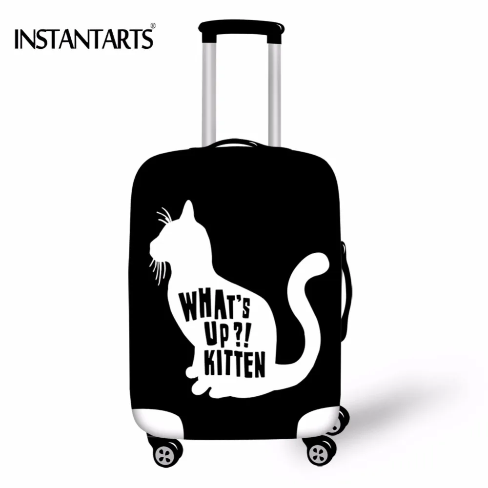 Sketsa Instantarts Hewan Lucu Kucing Cetak Bagasi Penutup