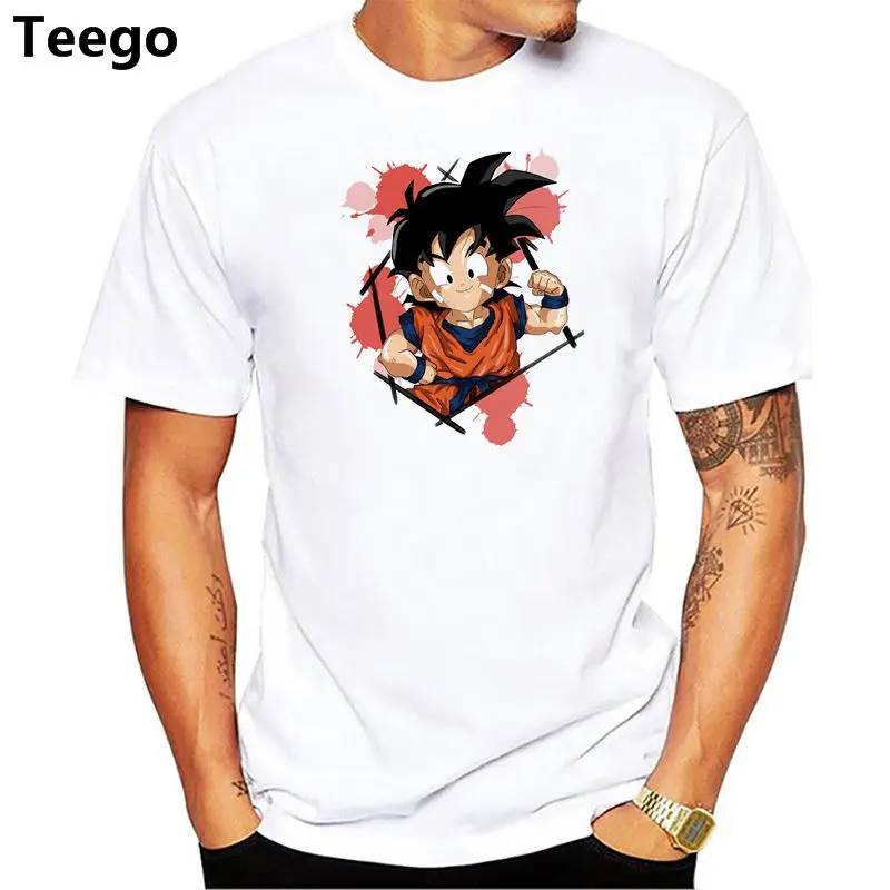 Прохладный Dragon Ball Z футболка Budokai Детский Сон Гоку и Kuririn рубашка печатных Стиль
