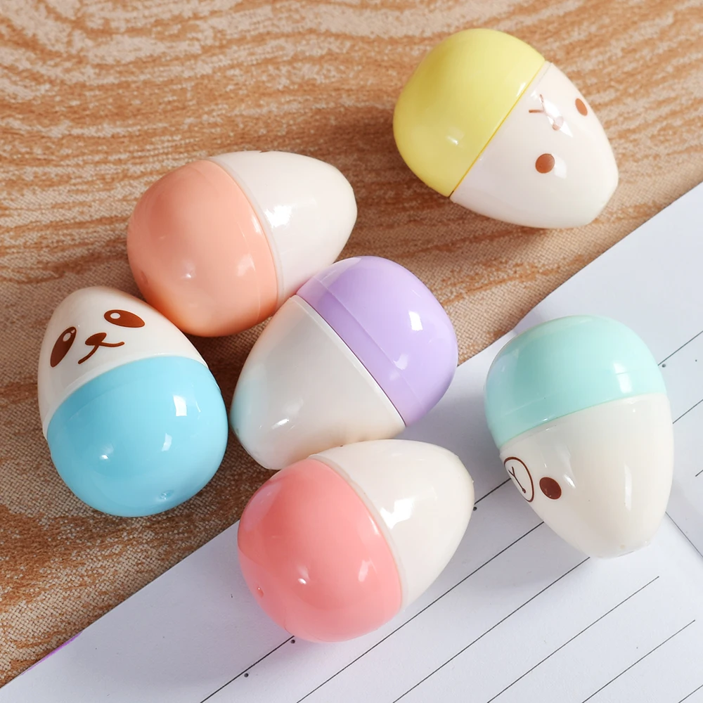 6 шт./лот мини маркер smile egg кавайные ручки канцелярский материал escolar papelaria