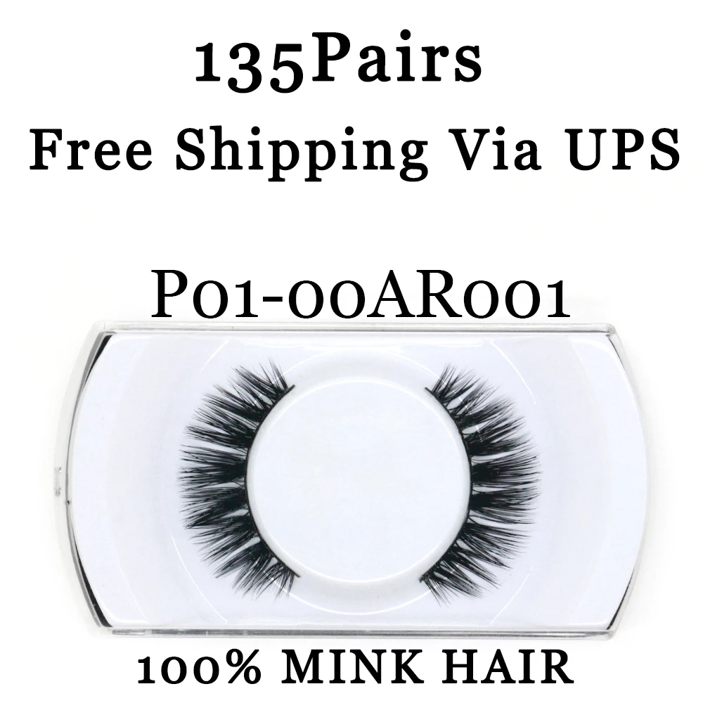 

YADERS False Eyelashes 3D Mink Lashes Makeup Tools Fake Eyelashes 135 Pairs EyeLashes Free Shipping Via UPS AAAAH