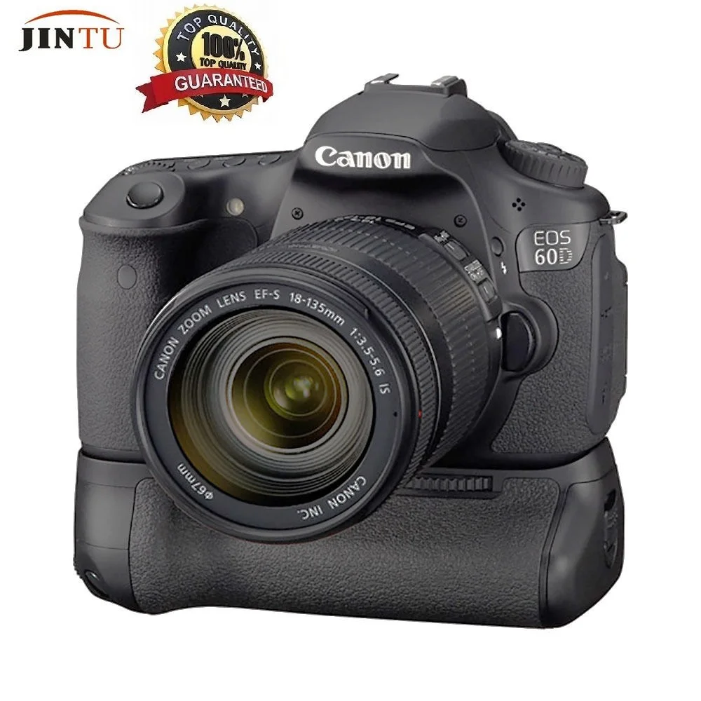 JINTU батарейный блок для Canon EOS 60D LP-E6 цифровых зеркальных фотокамер как BG-E9 BGE9+ 1 год гарантии