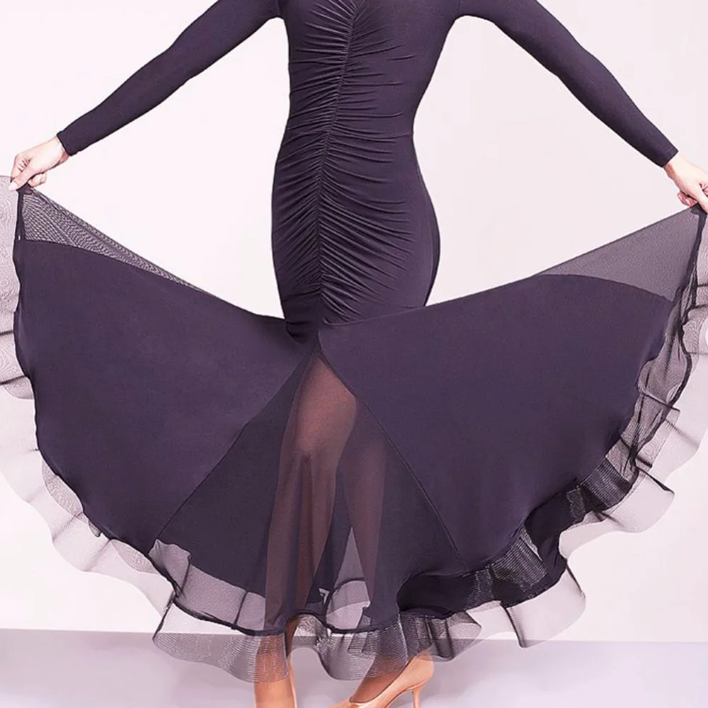 Buy Discount New Latin Dance Dresses For Ladies Black 