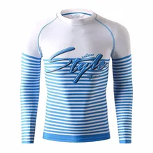 SABOLAY, мужские купальники, топы, полосатая футболка, Раздельная одежда для плавания, для мужчин, для пляжа, для серфинга, рашгарды, для пляжа, для плавания, для дайвинга, топы