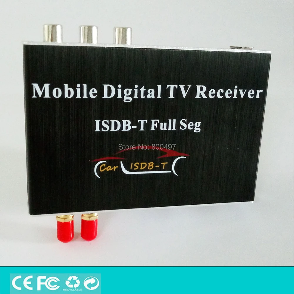 Car ISDB-T Full Seg HD 1080P HDMI Digital CVBS Mobile Digital TV Receiver Mobile MPEG4 Digital TV Tuner HD Receiver Box Set