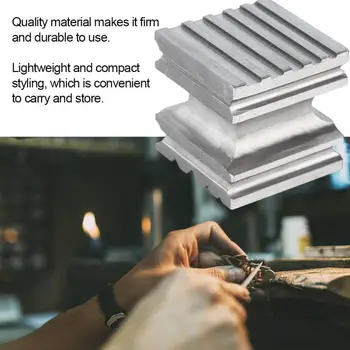 

Professional Dapping Block Square Jewelry Craft Metal High Hardness Forming Making Tools Jewelry Making Tool for Jeweler b