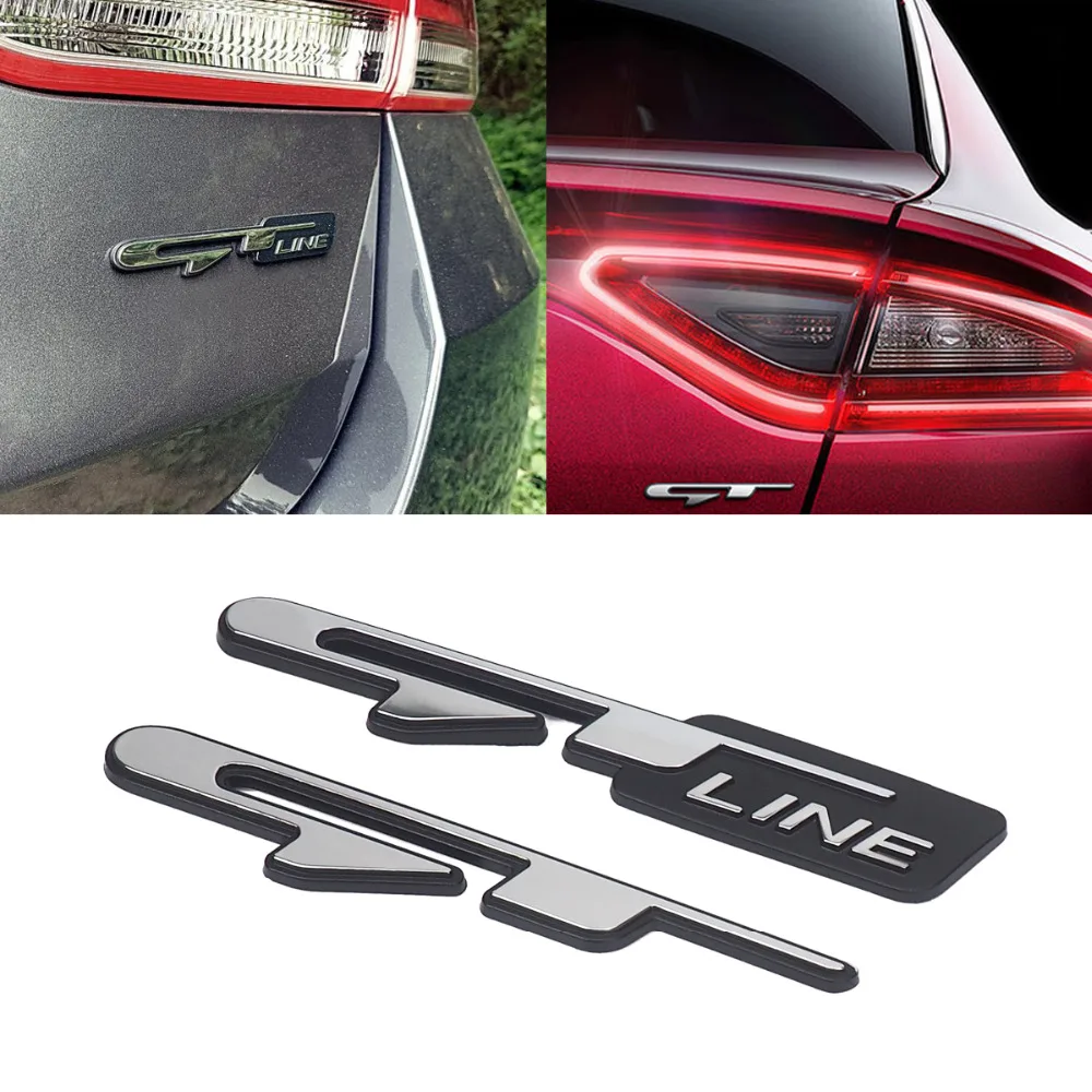 

Car Sticker For KIA Optima K5 GT Line Auto Logo Emblem Badge Rear Tail Trunk Decal Stickers