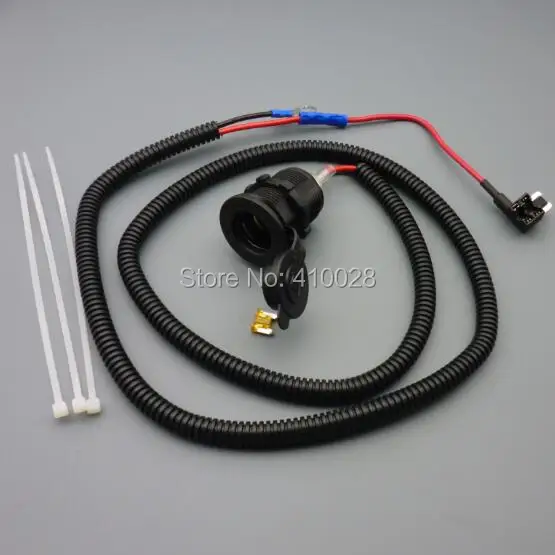 Shhworld 1 м 5 мм 1/5/50 набор mirco mini fuse tap 12V розетка для автомобильного прикуривателя жгут