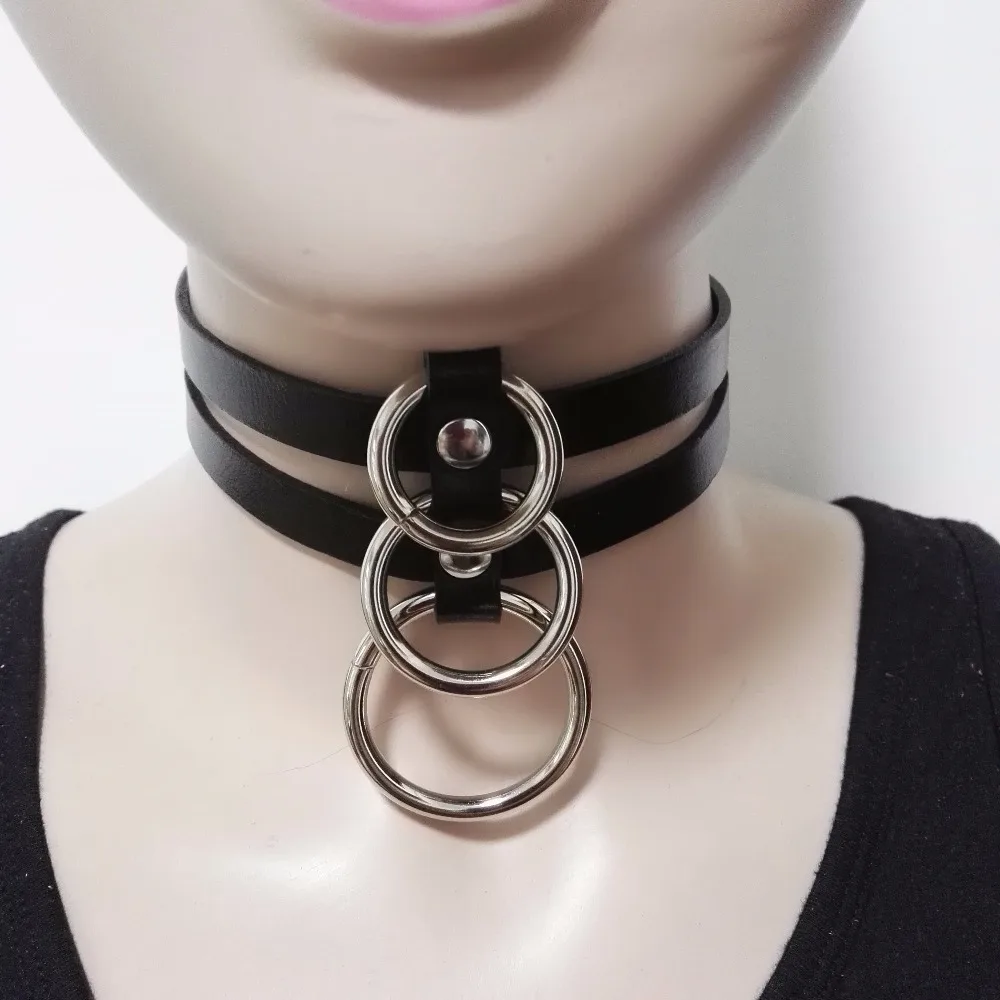 Женское Ожерелье чокер в стиле панк из натуральной кожи|jewelry choker|fashion chokerfashion necklace