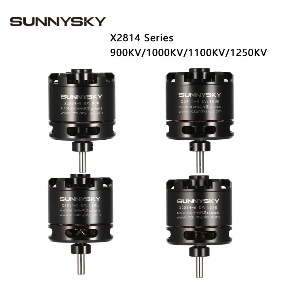 Бесщеточный двигатель Sunnysky X2814 900KV 1000KV 1100KV 1250KV для RC аэробного 3D самолета FPV Quadcopter |