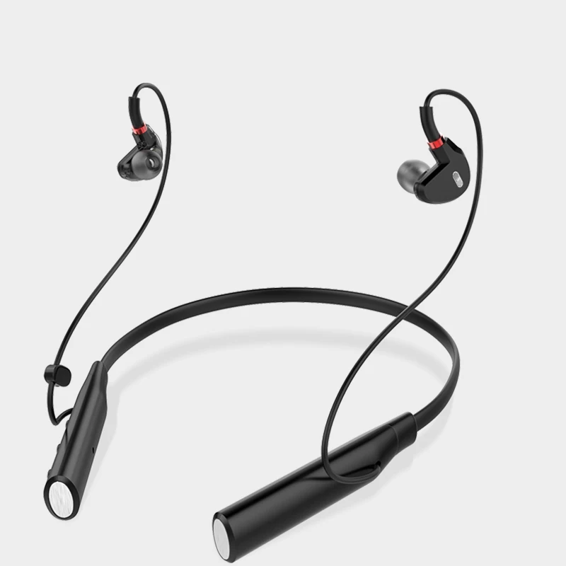 

Dual Dynamic earphone Wireless Earphone Neckband Bluetooth Sport Headset with Mic Noice Reduction sluchawki bluetooth inalambric