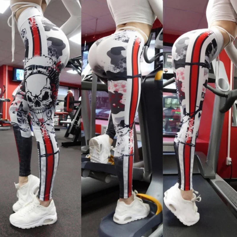 جديد الجمجمة الطباعة طماق النساء رفع اللياقة البدنية بانت الرجل Jeggings تجريب عالية الخصر Leggins موهير خليط القوطية النساء طماق جديد الجمجمة الطباعة طماق النساء رفع اللياقة البدنية بانت الرجل Jeggings تجريب عالية الخصر Leggins موهير خليط القوطية النساء طماق