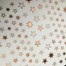 1 шт 3D милые звезды наклейки для ногтей блестящая Звезда украшения инструмент для дизайна ногтей Аксессуары для маникюра