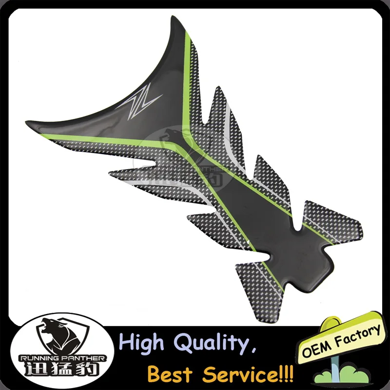 

2018 New 3D Motorcycle Sticker Decal Gas Oil Fuel Tank Pad Protector Case for kawasaki z650 z750 z800 z900 z1000 zx14r all years