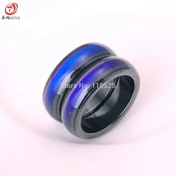 Fashion Magnetic hematite mood ring for men and women ring jewelry Hot Sale Wholesale 10pcs/lot