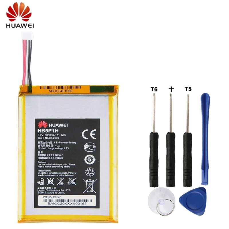 

HuaWei Original HB5P1H Battery For Huawei LTE E5776s R210 E589 Genuine Replacement Phone Battery 3000mAh With Free Tools