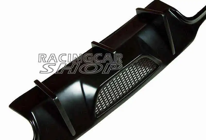 V style sedan BLACK rear diffuser for Mercedes BENZ W204 C63 coupe C250 C300 C350 AMG SPORT BUMPER 2012-2014