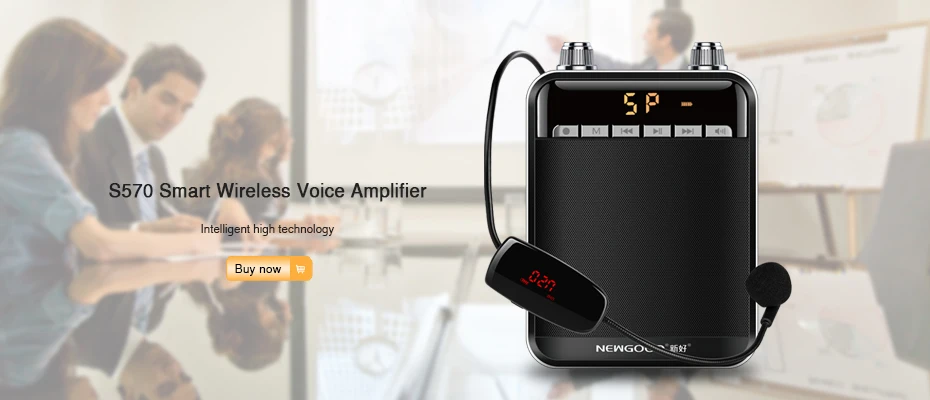 Беспроводной голосовой усилитель с микрофоном, мини портативный ...