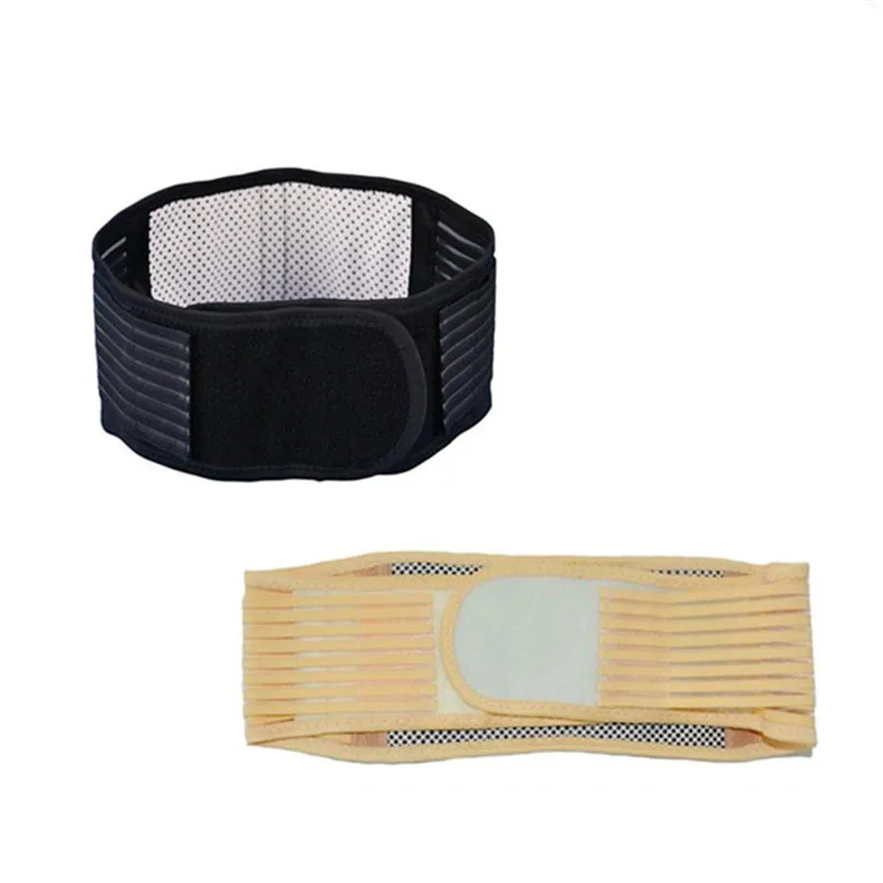 

Double Banded aja lumbar Adjustable Tourmaline Self-heating Magnetic Therapy Waist Belt Lumbar Support Back Waist Support Brace