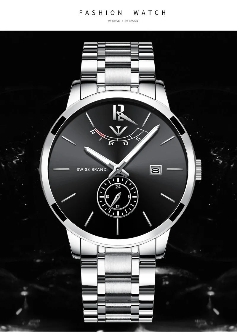 NIBOSI Mens Watch 2018 Luxury Brand Gold Watch Men Waterproof Analog Wristwatch Mens Stainless Steel Clock Men Reloj Hombre 2018 (18)