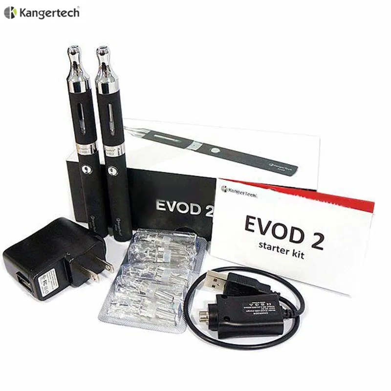 Новый оригинальный стартовый комплект Kanger EVOD 2 с емкостью Evod 650 мАч двойной Evod2 7