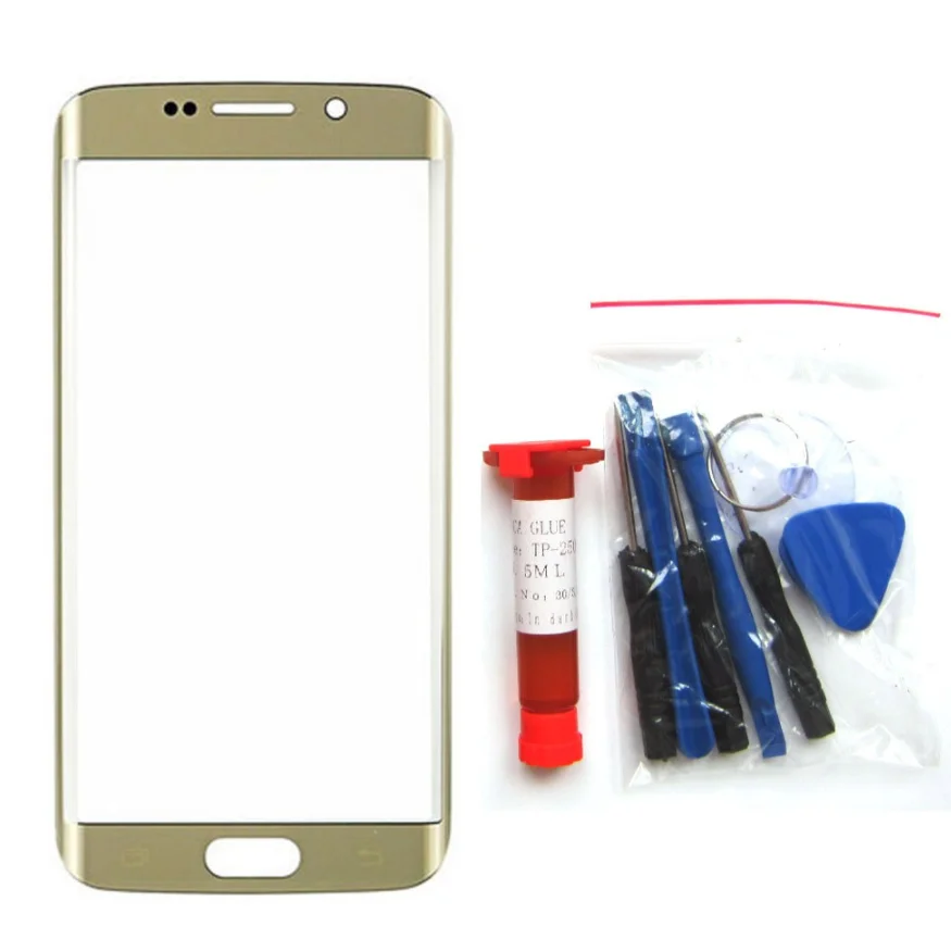 

Replacement External Glass for Samsung Galaxy S7 G935 G935W8 G935F/FD G9350 LCD Display Touch Screen Front Glass +UV Glue +Tool