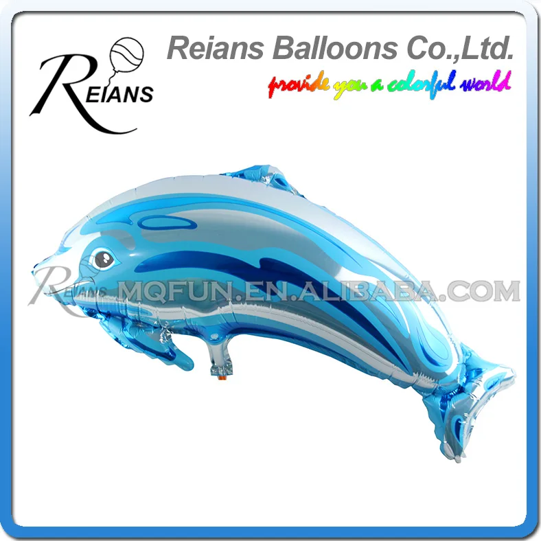 

Large size 80cm Blue Dolphin Foil Balloons Animal Helium Ballons Birthday Party Wedding Decor Air Baloons Event Party Supplies