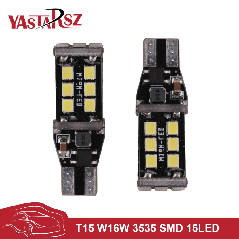 

2PCS New Car led Canbus 7.5w T15 LED Reverse Light W16W 15SMD Car LED NO ERROR Back UP light rear Lamp white Car styling