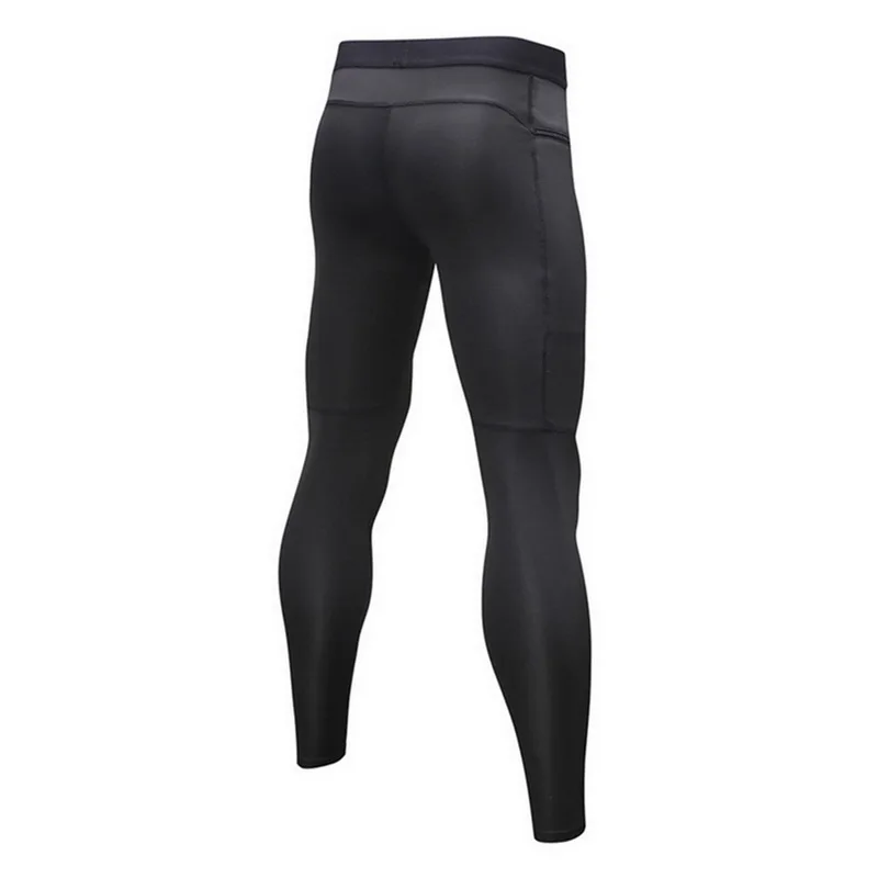 HEFLASHOR брендовые новые мужские спортивные компрессионные штаны для спортзала с карманом под слоем, короткие штаны, спортивные колготки, шорты