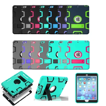 

For Apple iPad mini 1 mini2 3 robot Kids Safe Armor Shockproof Heavy Duty +TPU+PC Hard Case Cover For ipad mini123