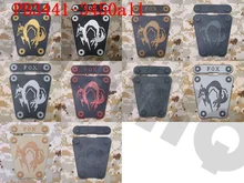 3D PVC Remendo MGS Fantasma táticas FOX Moral remendo De Borracha