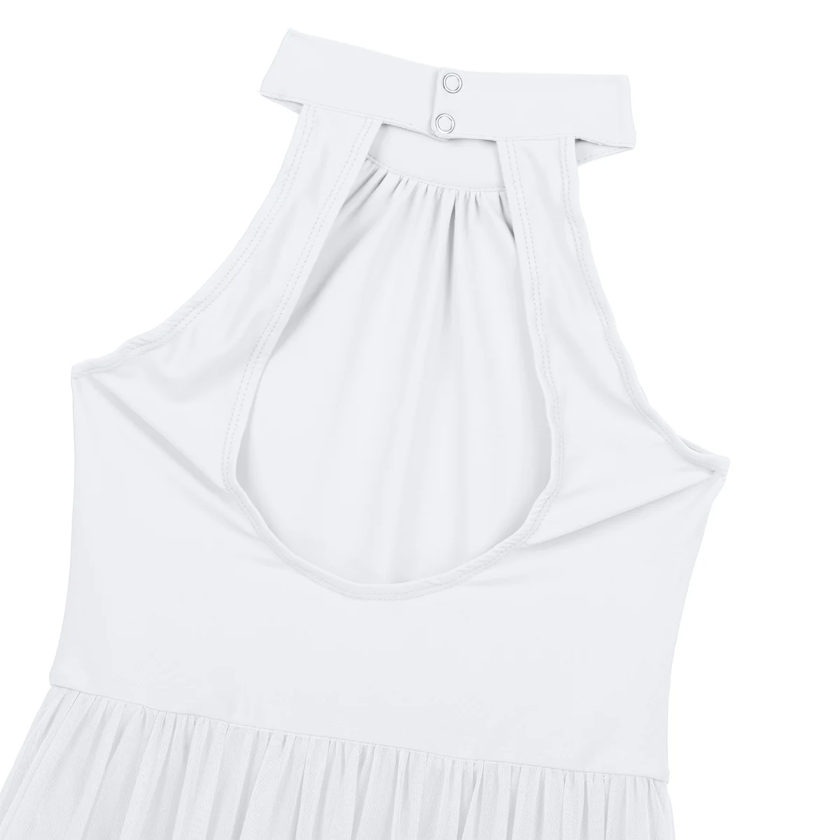 Kids Girls Sleeveless Ballet Leotard Girls Ballet Tutu Maxi Dance Dress for Celebration of Spirit Praise Lyrical Dance Costumes